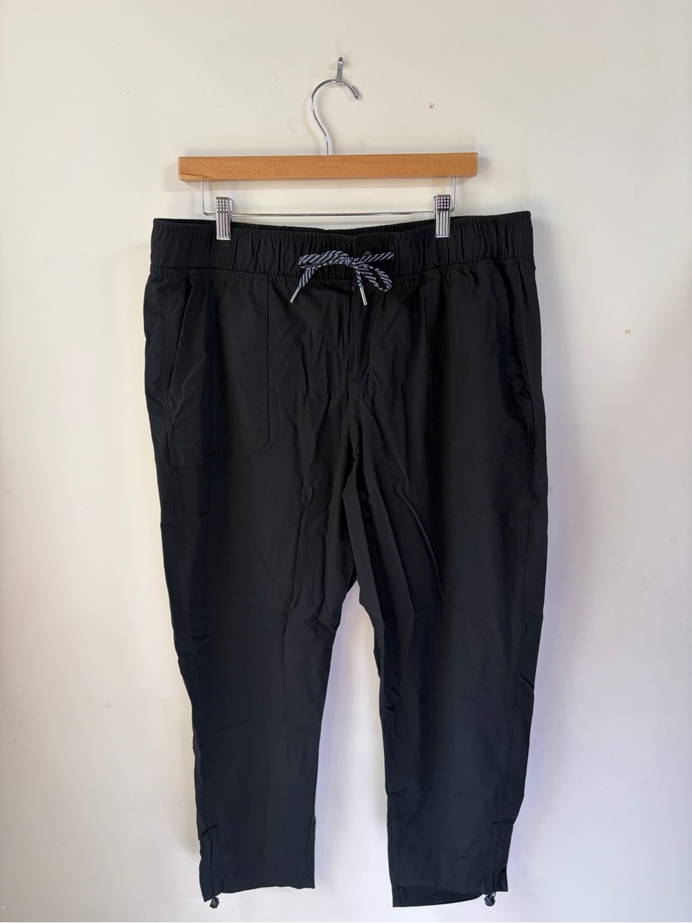 Black Drawstring Casual/Hiking Pants